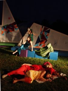 Clodagh Bowyer as Titania & Gerard Doyle as Oberon